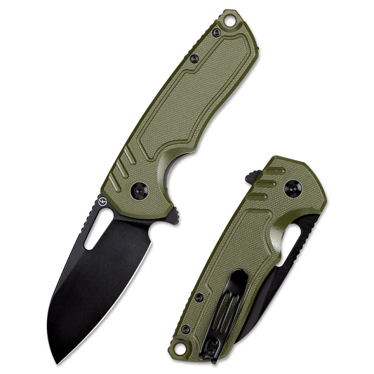 EDC Sheepsfoot Blade Folding Knife - KKQY4208B