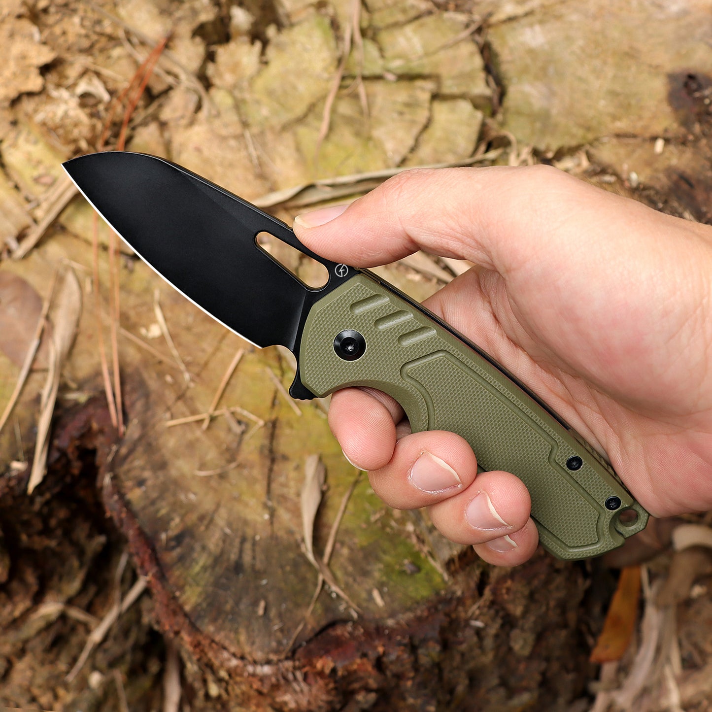 EDC Sheepsfoot Blade Folding Knife - KKQY4208B