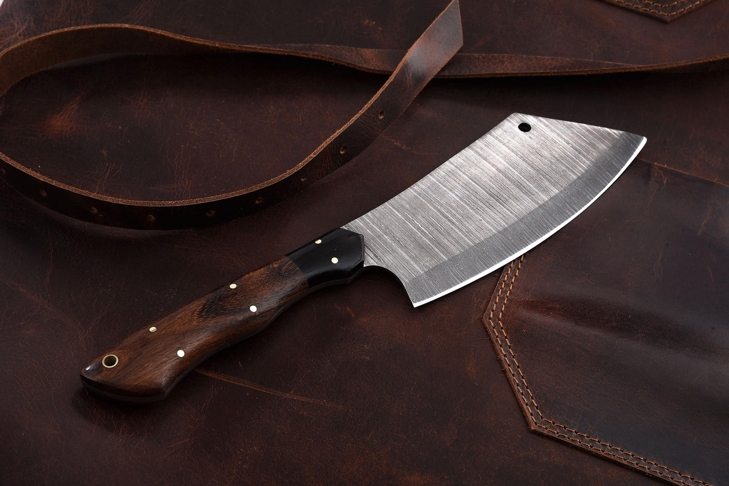 Koch Knives DC-0025 Premium Damascus Cleaver