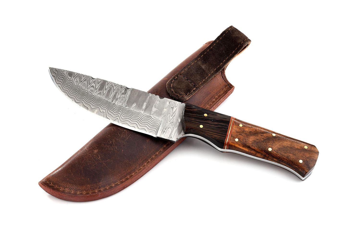 Stainless Damascus Outdoor Knife KKSDHK-005