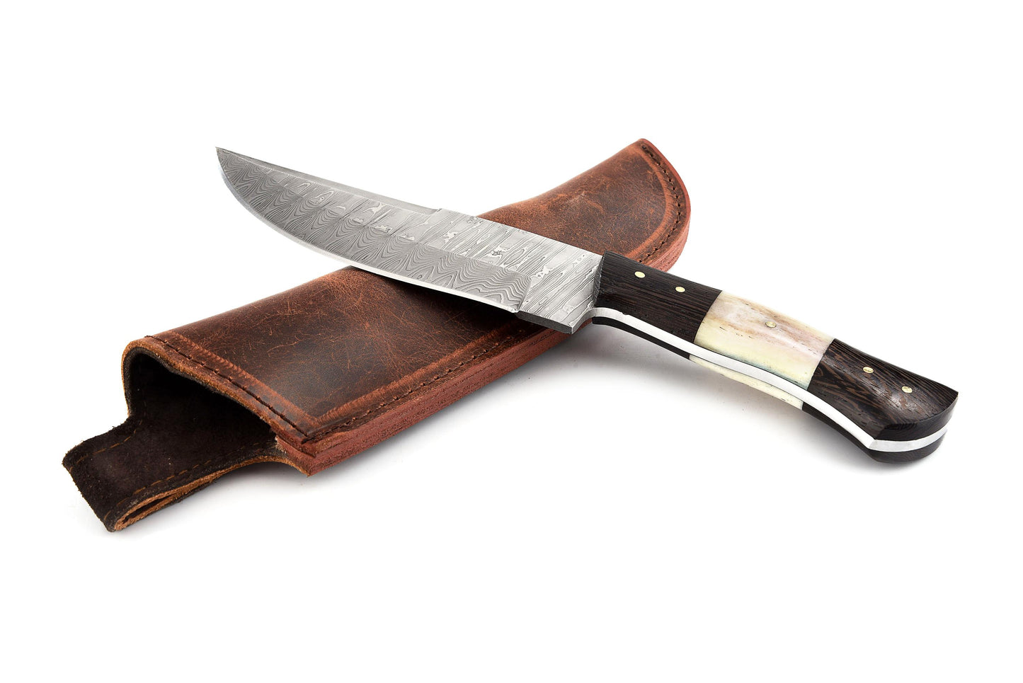 Stainless Damascus Outdoor Knife - KKSDHK-023