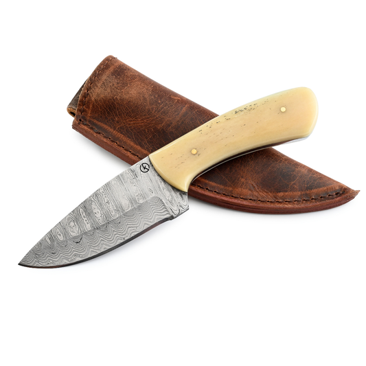 Koch Handmade Stainless Damascus Skinner - MB-SDSK-0083