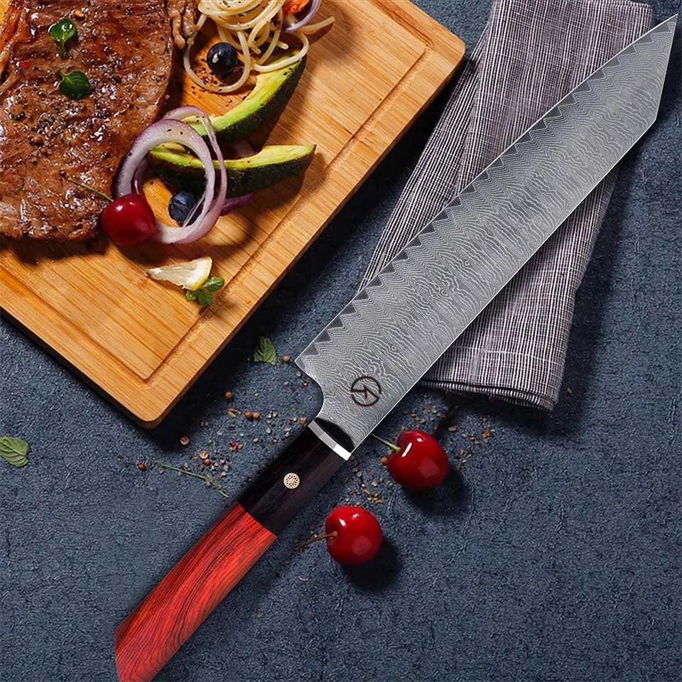 Japanese Stainless Damascus Knife - KK667