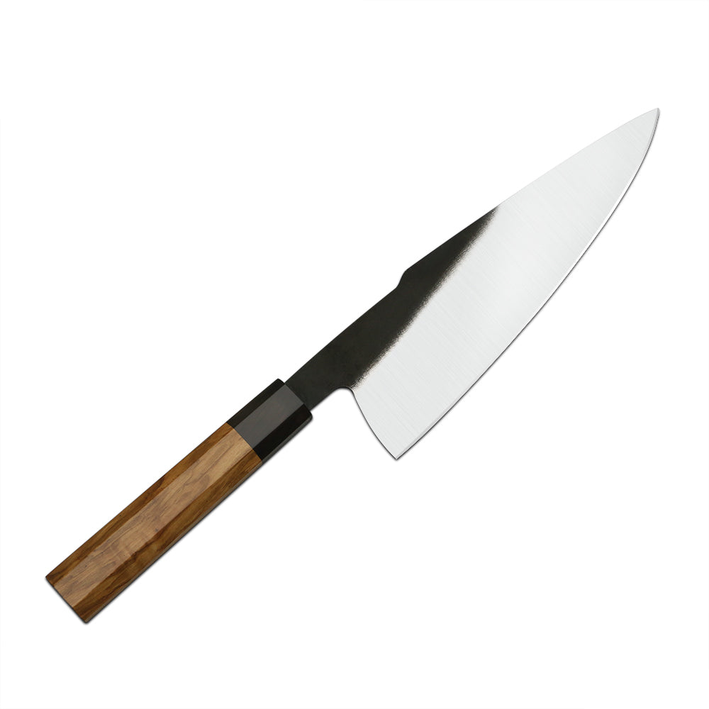 ANJIN-SAMA Chef Knife - Stainless Steel Blade with Olive Wood Handle for Culinary Precision