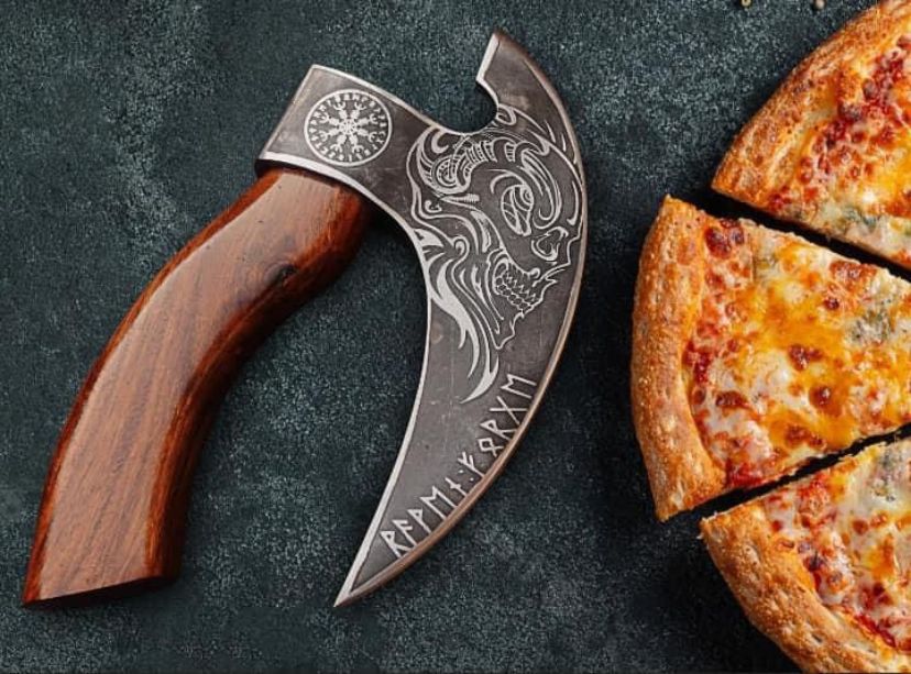 Koch Knives Pizza Axe - Skull